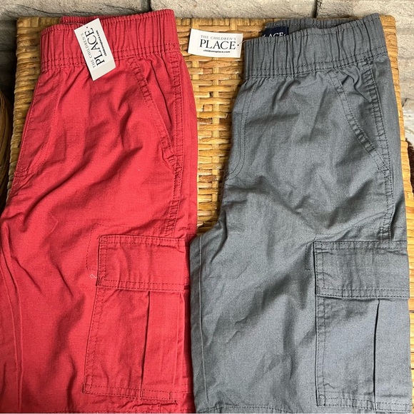 2 Pairs The Children’s Place Cargo Shorts - Picture 1 of 6